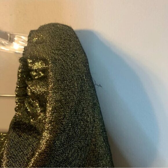 Sandro Julie Metallic Puffed Sleeve Woven Mini Dress 40 - Picture 12 of 16